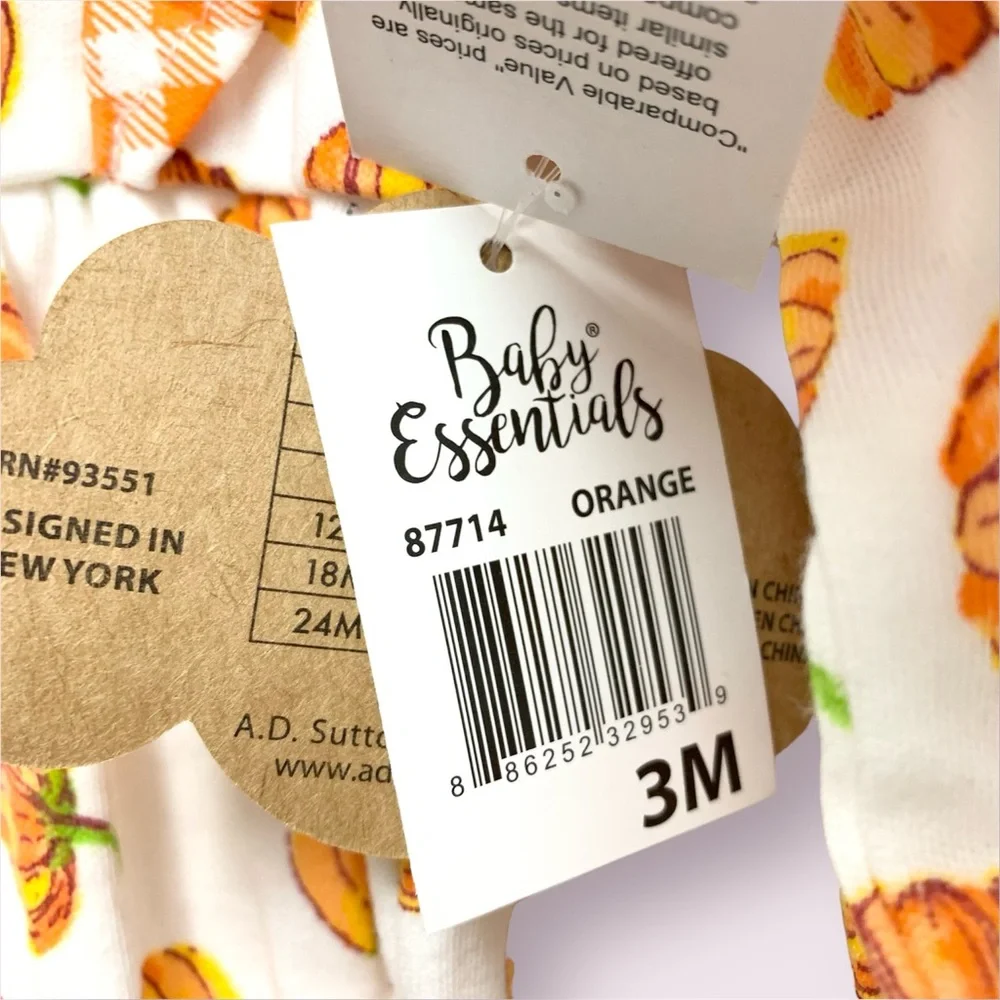 Baby Essentials fall pumpkin